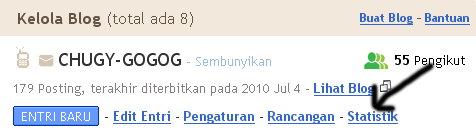Blogger Statistik Telah Hadir Melengkapi Fitur Blogger | ChugyGogog