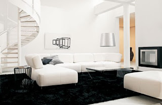 Furniture Interior Black and White Design