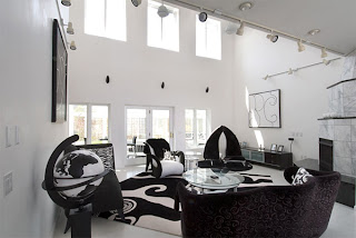 Black white Home Interior Design