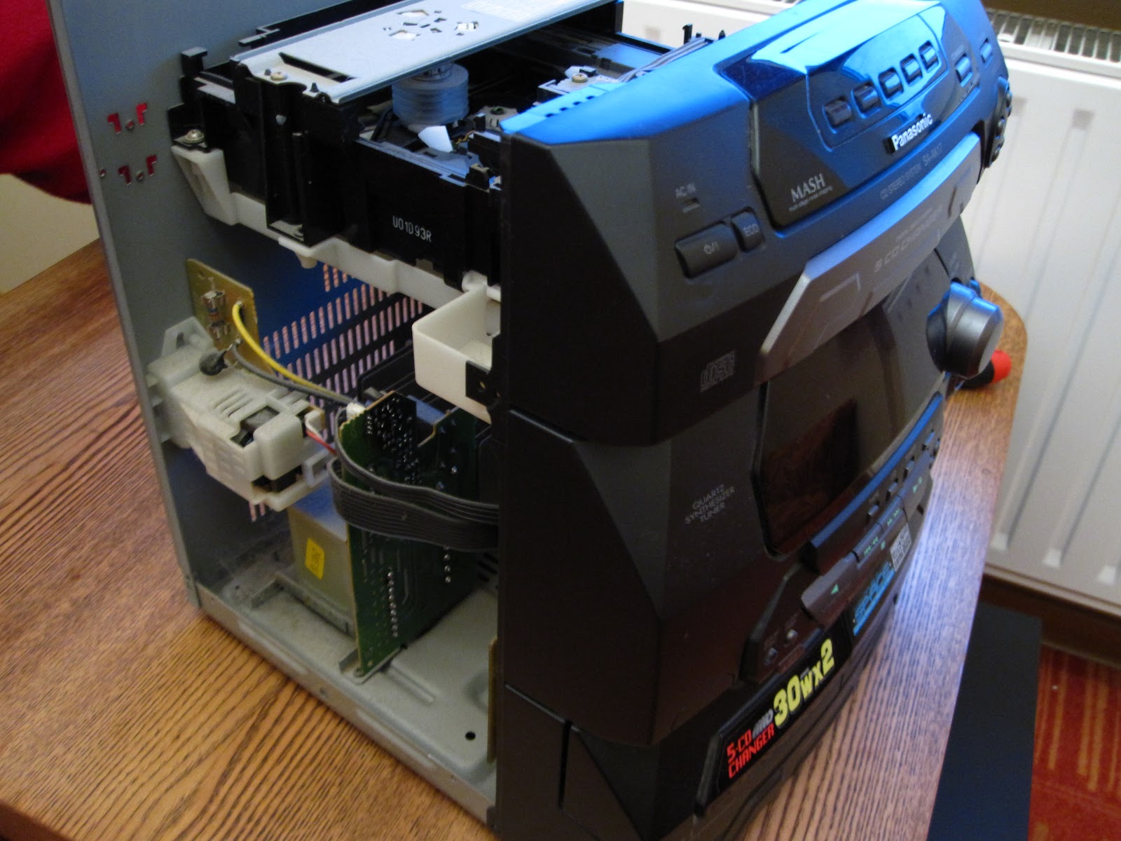 Mechadrake's workshop: Panasonic SA-AK17 stereo laser lens cleaning