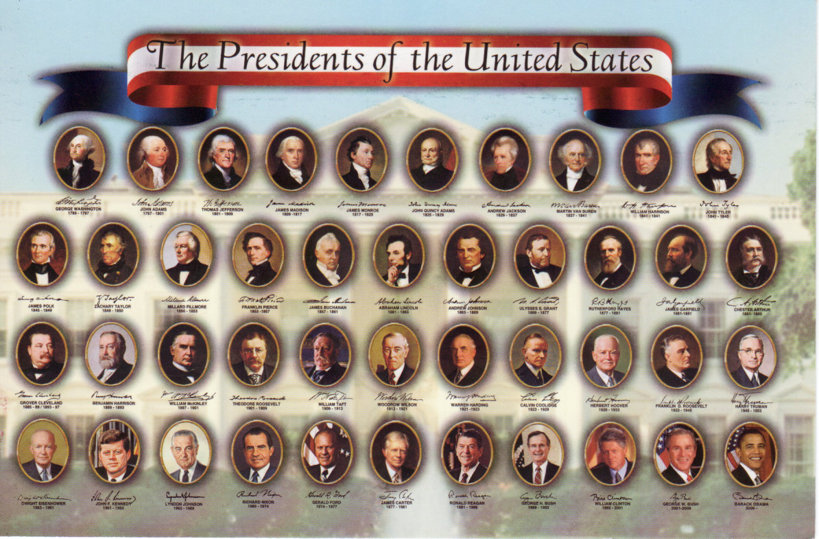 Skowts Postcard Travels The Presidents Of The United States