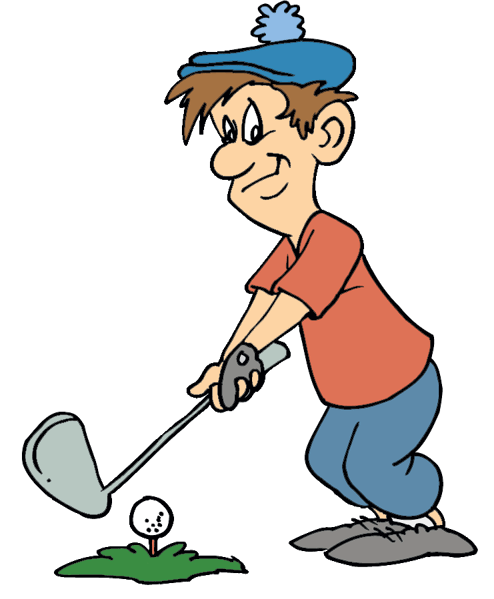 clipart man playing golf - photo #2