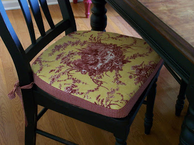 Dining Room Chairs - Hardwood Dining Chairs with Fabric Seat Cushions