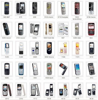 All Types Nokia misi: kelas hp Nokia