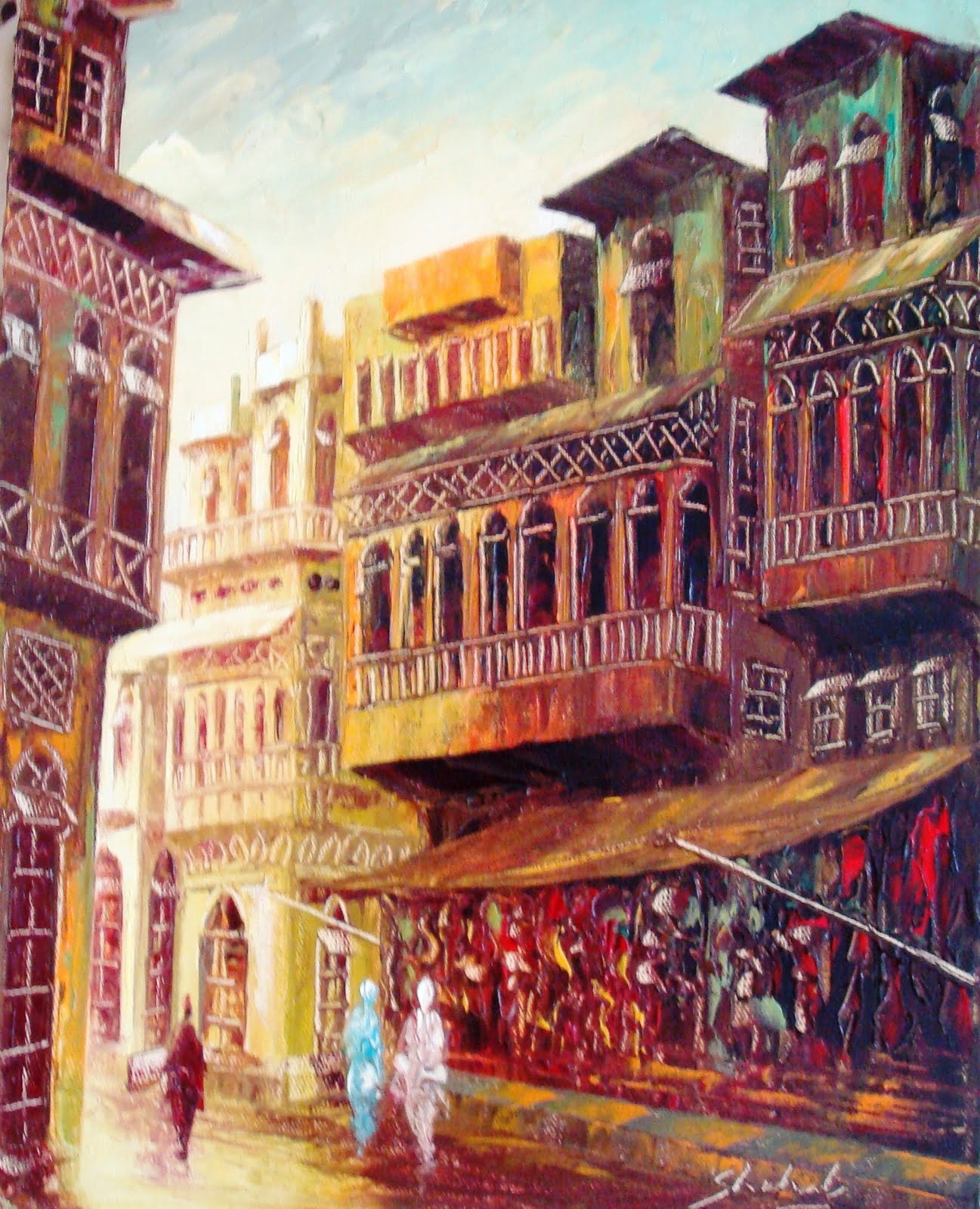 ART WORLD: Old building paintings GALLERY