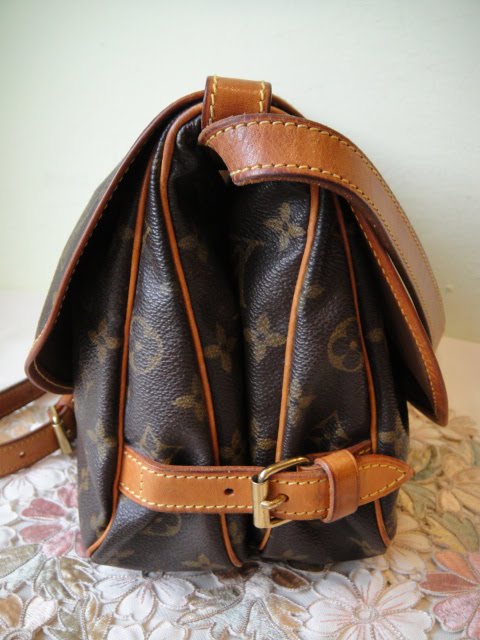 bag-aholics: Louis Vuitton Monogram Saumur Sling/ Shoulder Bag For Sale!