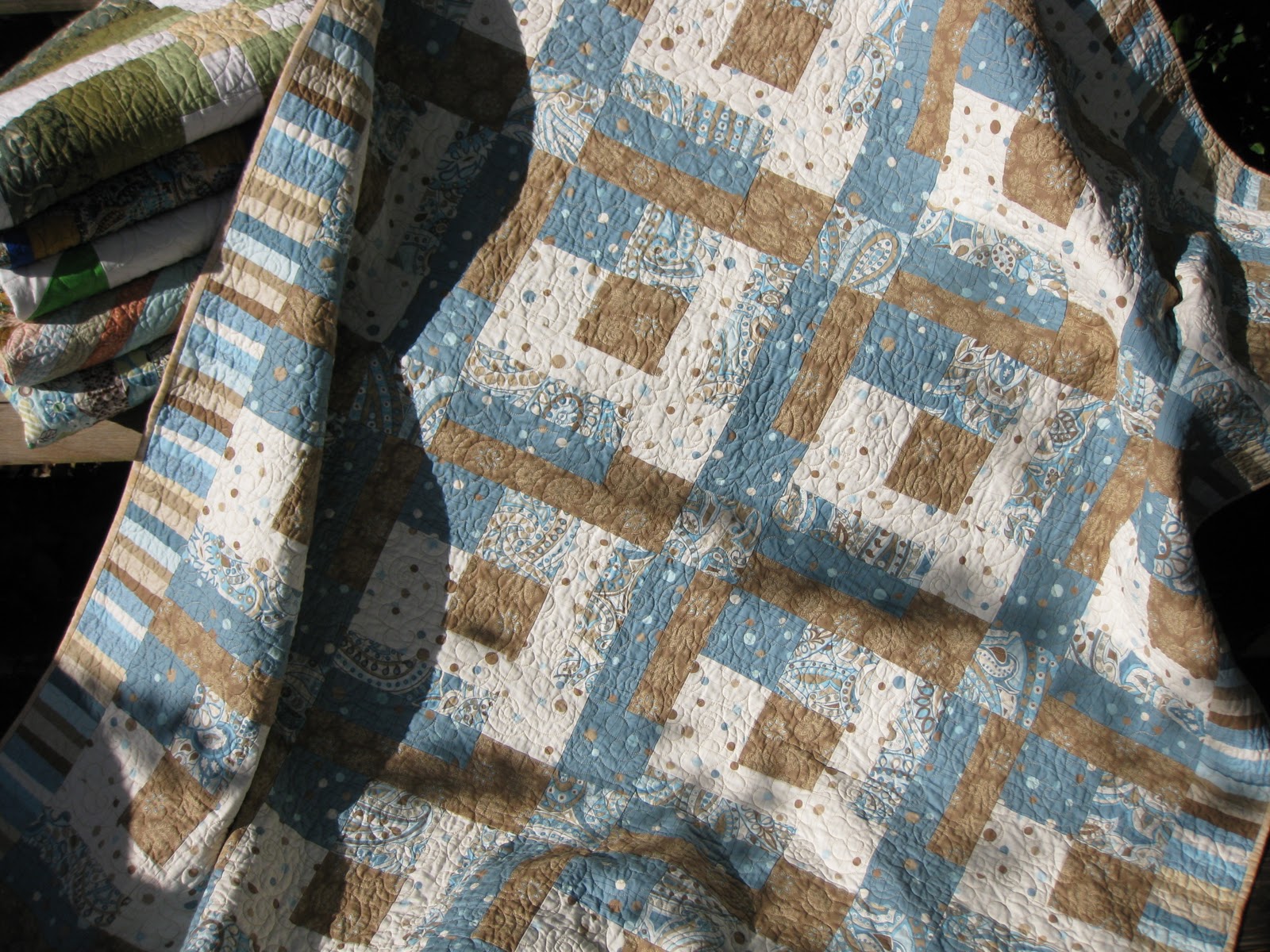 Millie's Quilting My Blue and Green Quilts