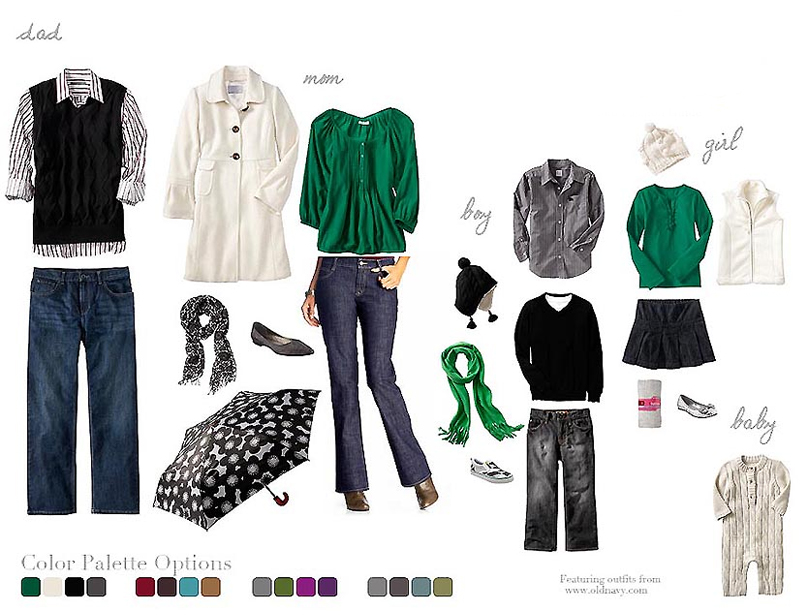 подобрать одежду для фотосессии