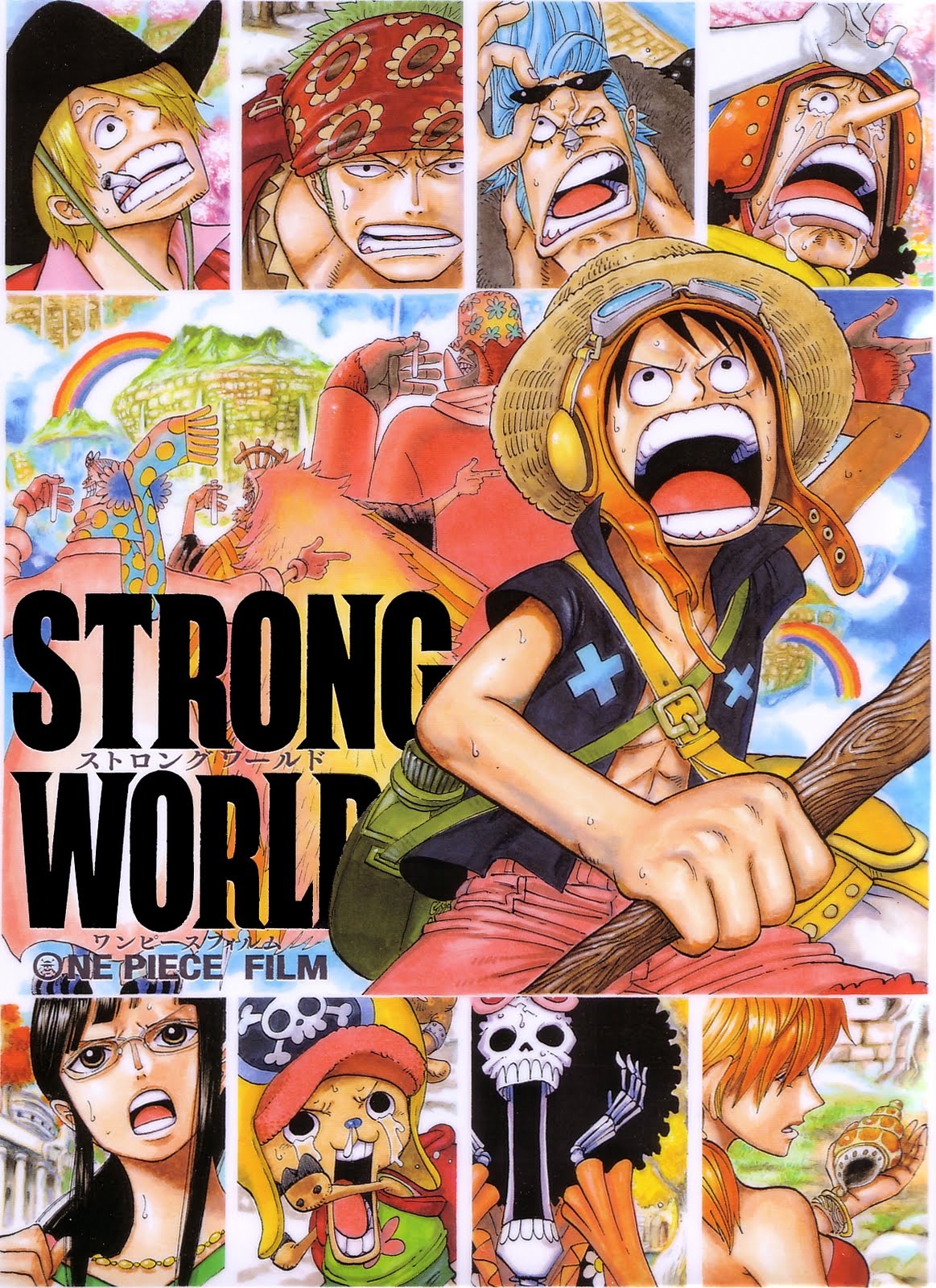 One piece Movies , One piece Oasis: One Piece Movie 10 ** Strong World