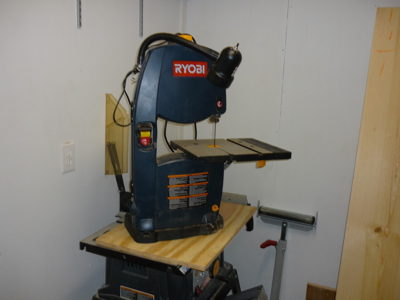 My New Woodturning Shop Band Saw Home