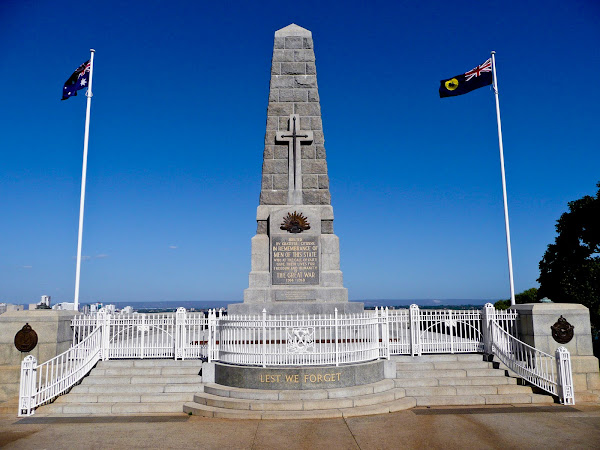 2010, Australia, King's Park, memorial, Perth, travel, Western Australia, World War I