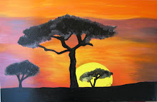 tramonto in kenya
