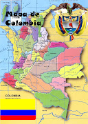 Mapa de ríos en Colombia maparios