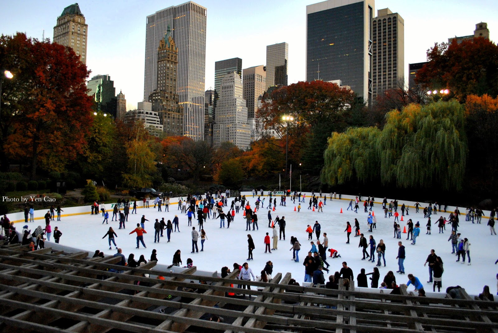 Ice skating in Central Park... Christmas in New York Pinterest