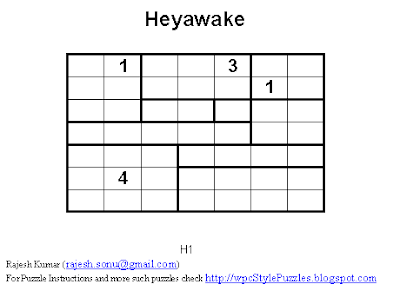 Logic Puzzles: Heyawake