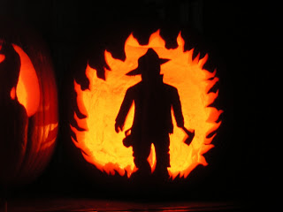 Firefighter+Carved+Pumpkin