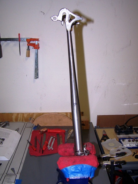 Chain stays with the drop outs notched in...