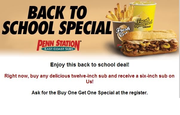 Coupon STL Penn Station Buy 12 Sub Get 6 FREE Coupon STL Penn Station Buy 12 Sub Get 6 FREE