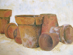 clay pots canvas painting oil porter pot boehm daily wrap