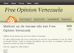 Free Opinion Venezuela (Página Web en Holandés / Website in het Nederlands)