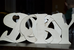 Houseful of Handmade: SPOOKY Letters