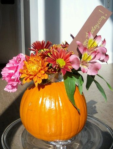 Simple Things: Pumpkin Flower Vase