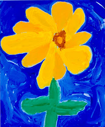 georgia keeffe sunflower flower paintings hands okeeffe yellow painting children