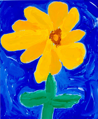 Art For Small Hands In The Style Of Georgia O Keeffe