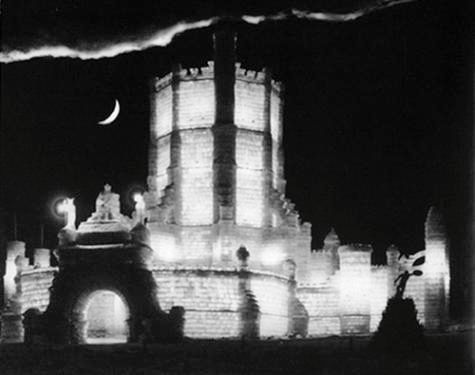 buliding made of ice artwork