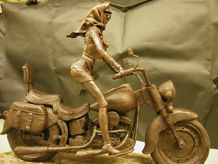 chocolate sculptures