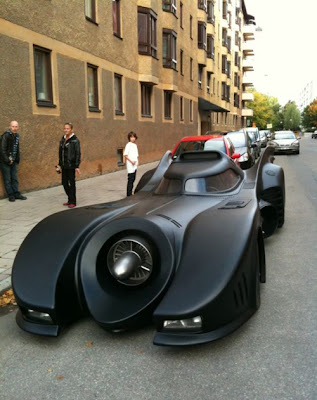 A cool full size Batmobile replica photo