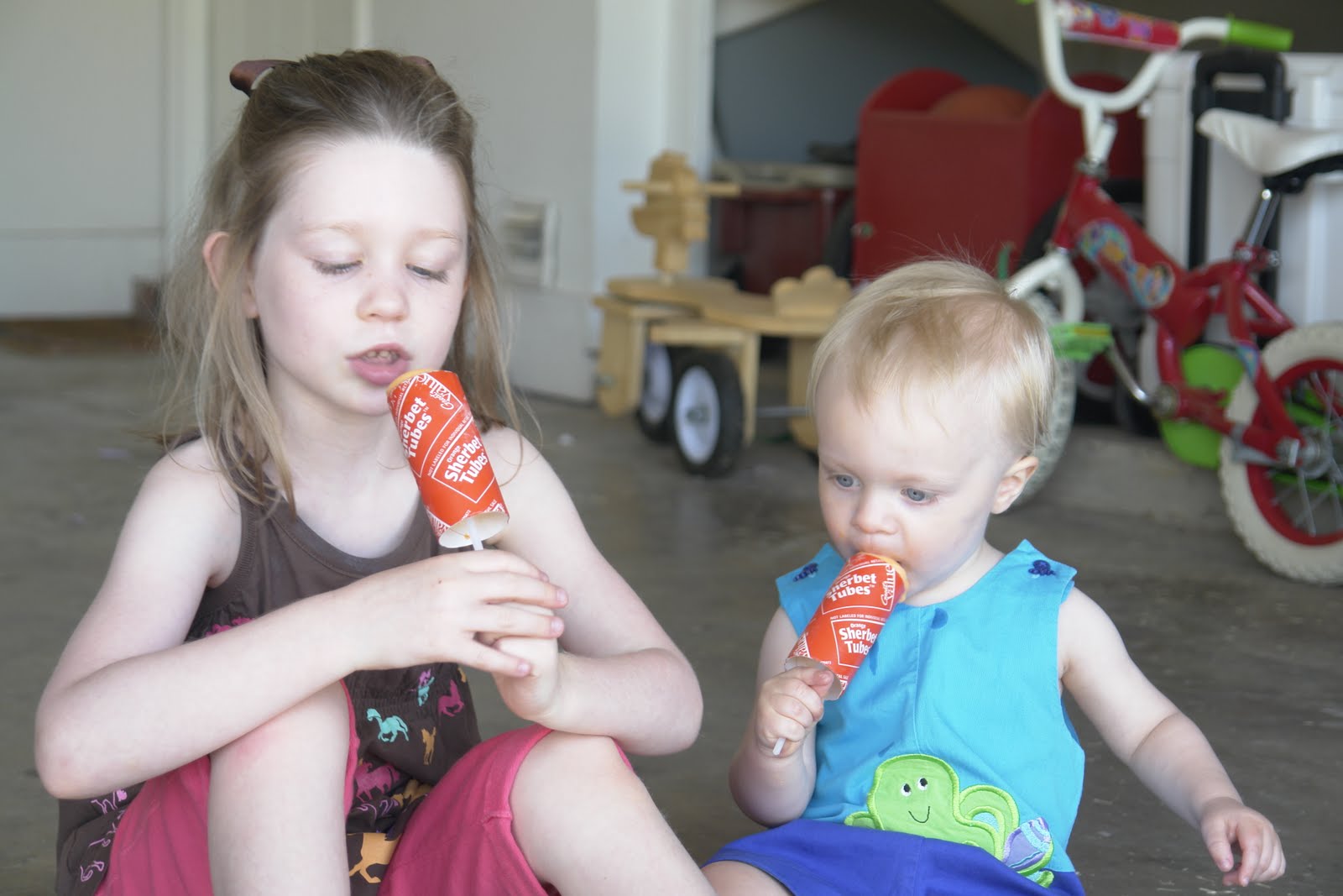 The Young Family Jackson's First Popsicle