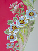 The floor to ceiling bespoke wallpaper is work in progress.