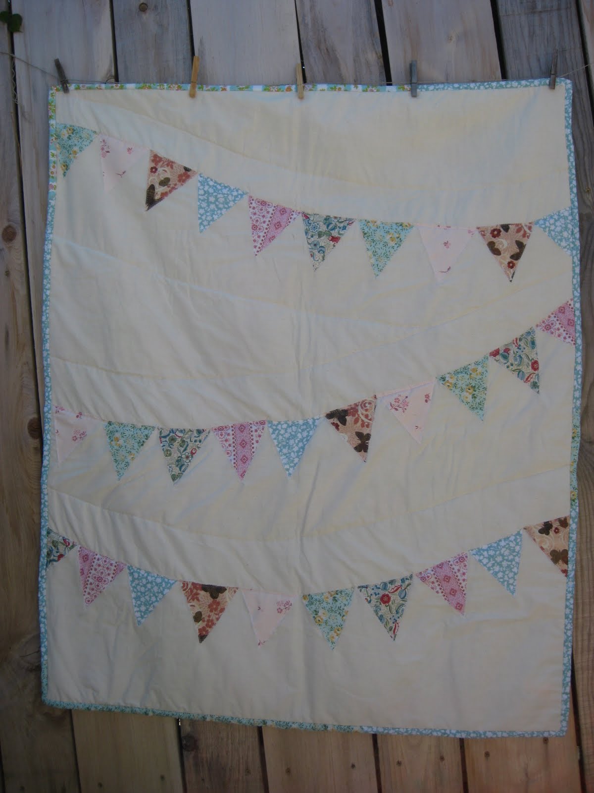 Two Belles and a Beau Sew Crafty Saturday Baby Bunting Quilt