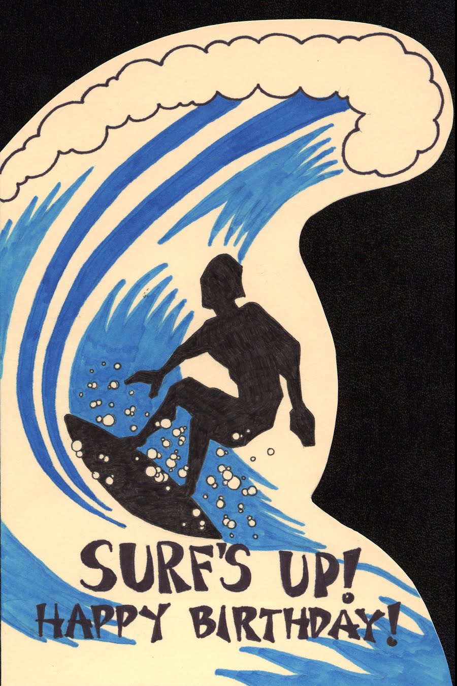Young Designs Blog: Surfer Birthday Card