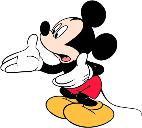 mickey mouse reading clipart - photo #29