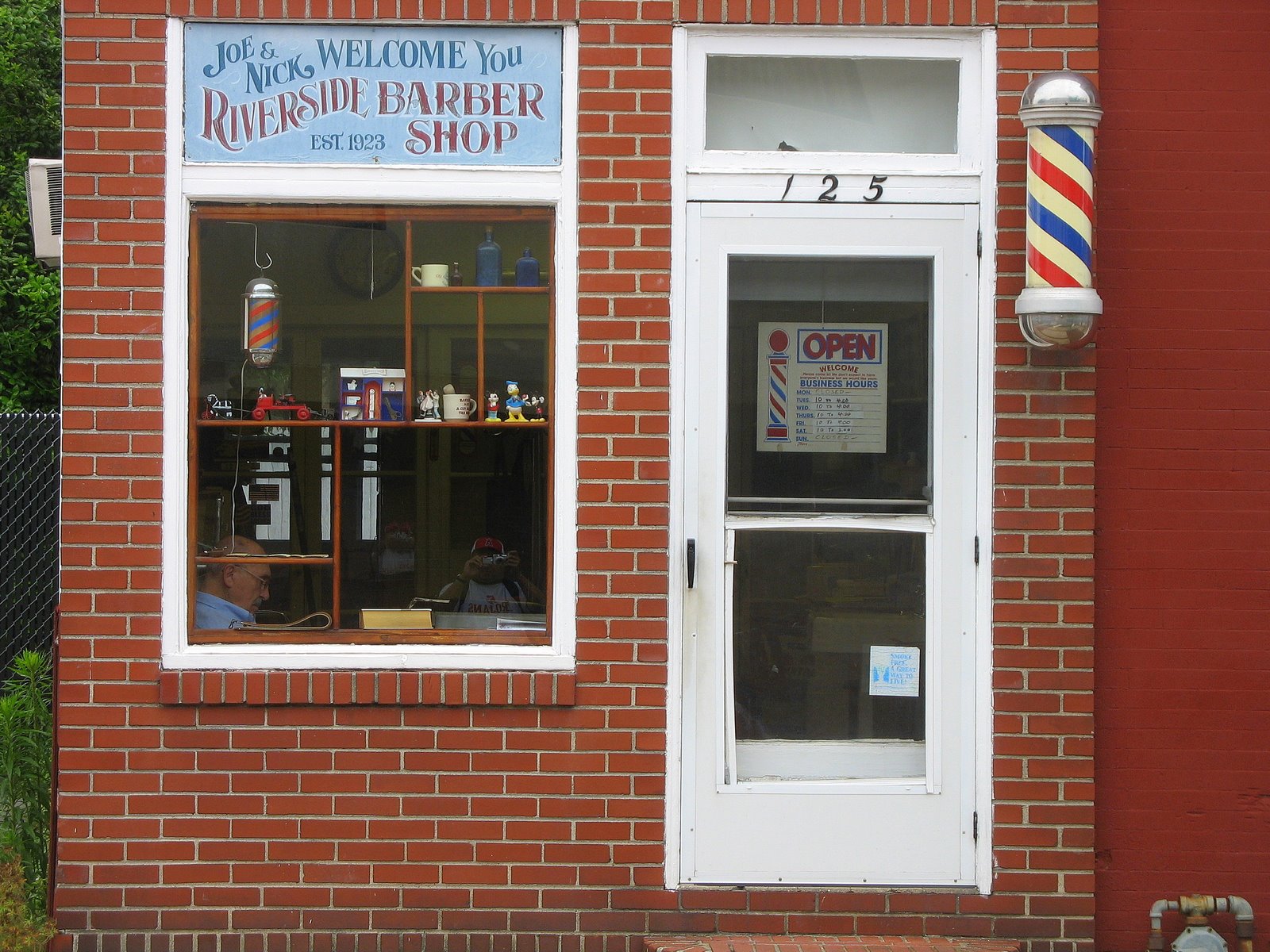 Weekend Street/Reflections Window View