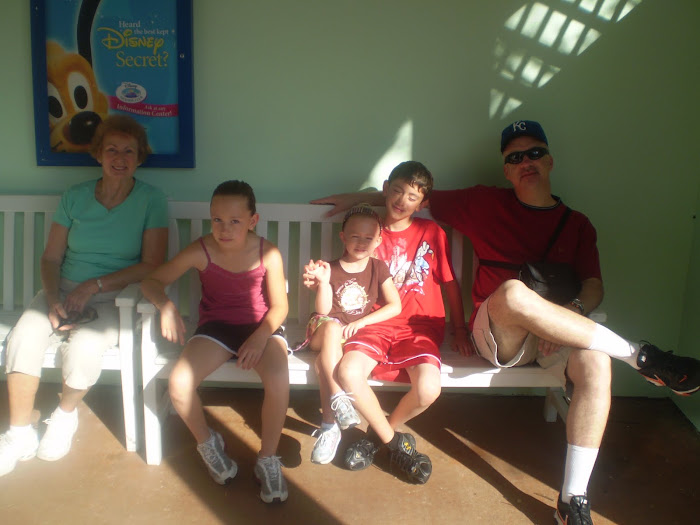 Bus stop in Disney World