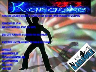 soft: VENDO 1,500 CANCIONES KARAOKE