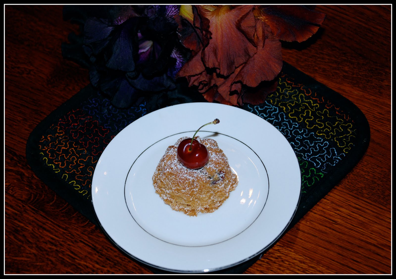 I Want My Umami Cherry Yorkshire Tea Cake