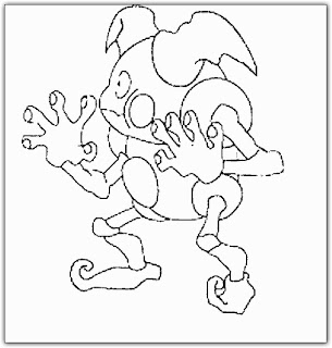 POKEMON COLORING PAGES: Agustus 2008