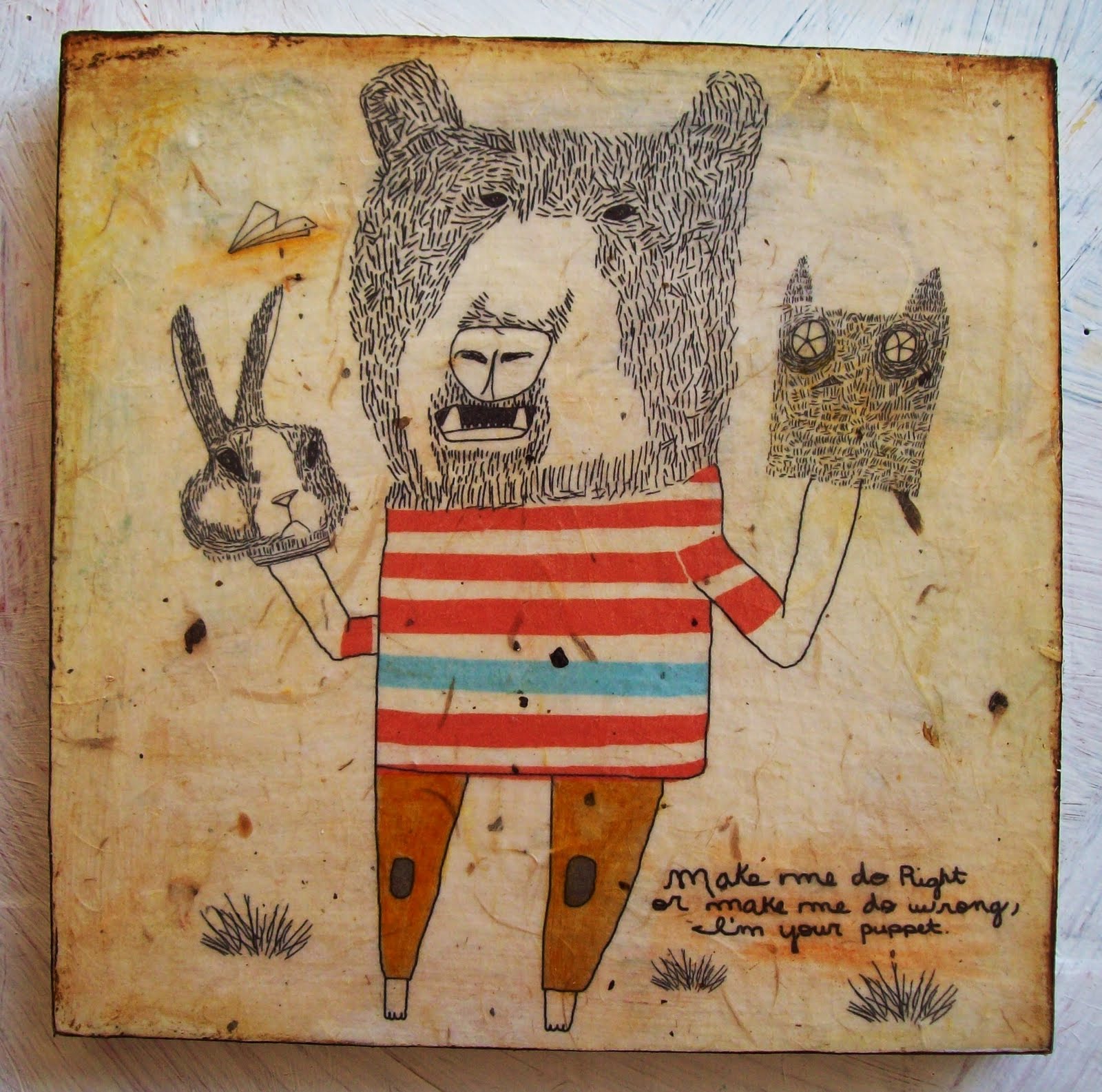 animal*head*vintage Animal Head Art Retro Whale