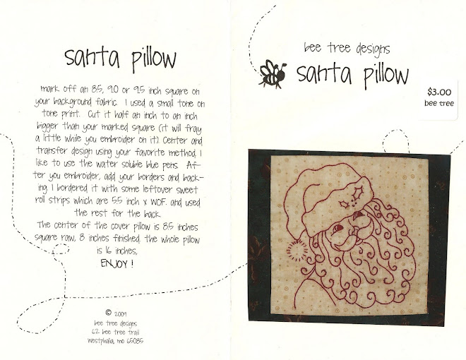 Advent Santa Pillow