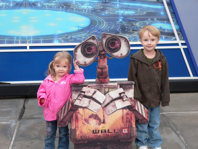 Katie,and Logan with walle