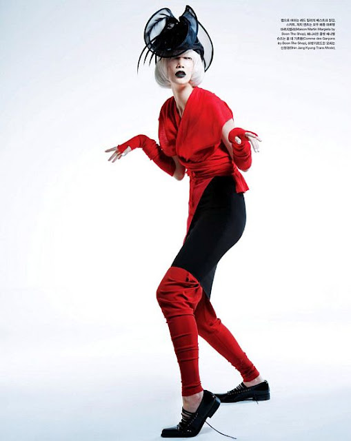 ASIAN MODELS BLOG: Daul Kim & Kyung Ah Song Editorial for Korea Vogue ...