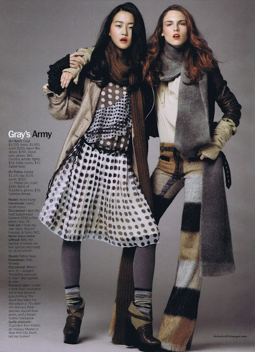 ASIAN MODELS BLOG: Hyoni Kang Editorial for US Marie Claire, July 2010