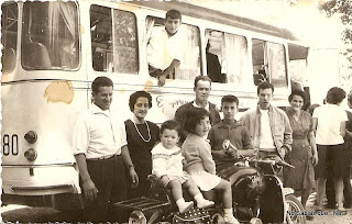 Motorizados en Candelario en 1966