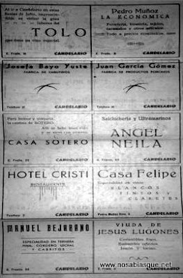 propaganda de Candelario Salamanca 1956