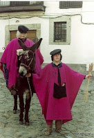 Candelario Salamanca un quinto del 82 con el burro y el muñeco