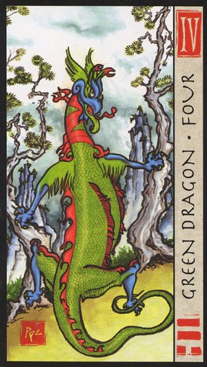 Tarot Feng Shui: Cuatro Dragón Verde